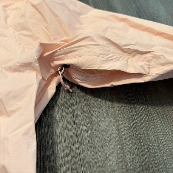 North Face Rain Full Zipper Jacket Light Pink Adjustable Dryvent Women Size XXXL - Picture 9 of 16